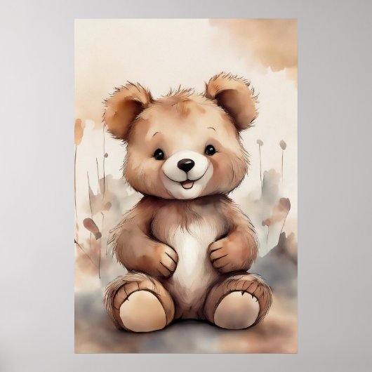 Teddy Bear Poster (Voorkant)