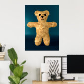 Teddy Bear Poster (Thuiskantoor)