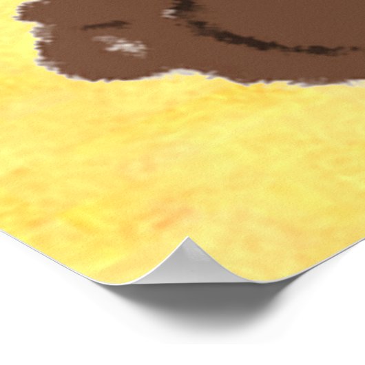 Teddy Bear Poster (Hoek)