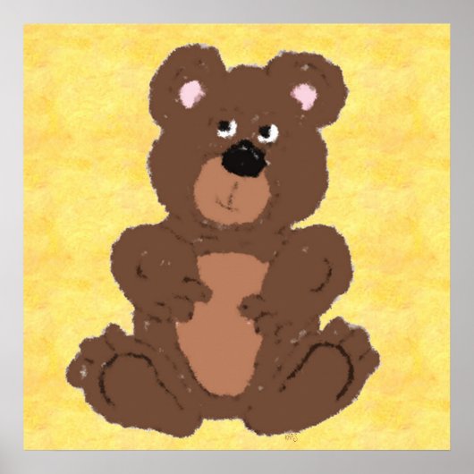 Teddy Bear Poster (Voorkant)