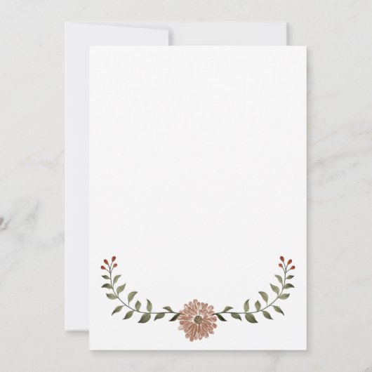 Teddy Bear Pregnancy Gender Neutral Aankondiging (Achterkant)