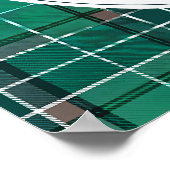 Teddy Bear Preppy Boy Baby shower Welkom Poster (Hoek)