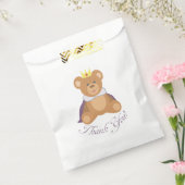 Teddy Bear Prince (Dank u!) Bedankzakje (Gezegeld)