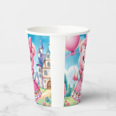 Teddy Bear Princess Papieren Bekers (Links)