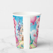 Teddy Bear Princess Papieren Bekers (Rechts)