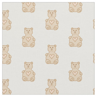 Teddy Bear Prints Stof