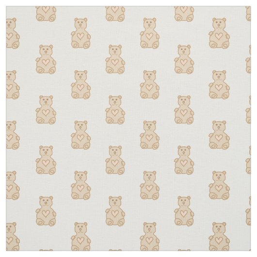 Teddy Bear Prints Stof (Swatch)