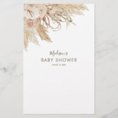 Teddy Bear raad eens wie Baby shower is (Achterkant)