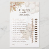 Teddy Bear raad eens wie Baby shower is (Voorkant)