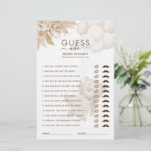 Teddy Bear raad eens wie Baby shower is (Staand voorkant)