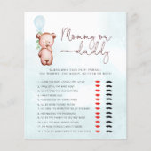 Teddy Bear raad eens wie het zei mama of papa Game (Voorkant)