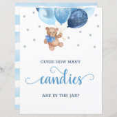 Teddy Bear raden hoeveel Snoepjes er in de pot sta (Voorkant / Achterkant)