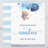 Teddy Bear raden hoeveel Snoepjes er in de pot sta (Voorkant / Achterkant)