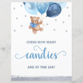 Teddy Bear raden hoeveel Snoepjes er in de pot sta (Voorkant)