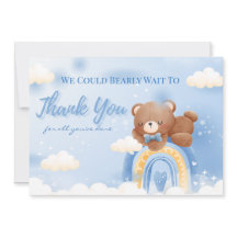 Teddy Bear Rainbow Boys Baby shower