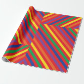 Teddy Bear Rainbow Cute 1e verjaardag Cadeaupapier (Uitgerold)