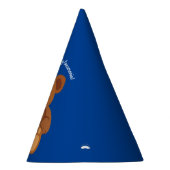 Teddy Bear Rainbow Cute 1e verjaardag Feesthoedjes (Rechts)