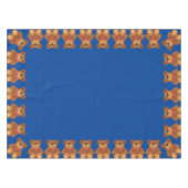 Teddy Bear Rainbow Cute 1e verjaardag Tafelkleed (Voorkant (Horizontaal))