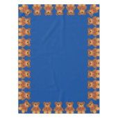 Teddy Bear Rainbow Cute 1e verjaardag Tafelkleed (Voorkant)