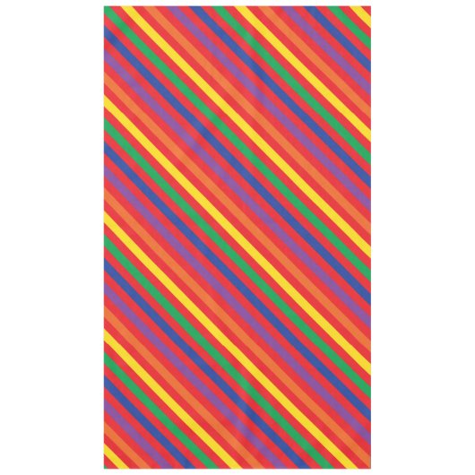 Teddy Bear Rainbow Cute 1e verjaardag Tafelkleed (Voorkant)