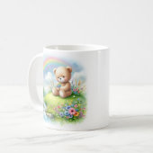 Teddy Bear Rainbow Koffiemok (Voorkant links)
