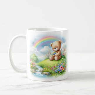 Teddy Bear Rainbow Koffiemok