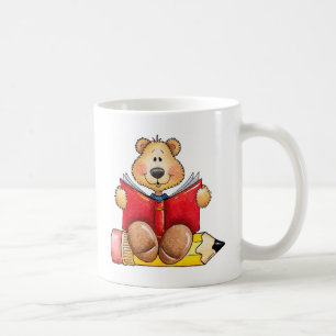 Teddy Bear Reading Koffiemok