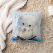 Teddy Bear Reading Kussen (Deken)