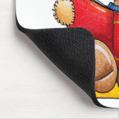 Teddy Bear Reading Muismat (Hoek)