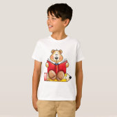 Teddy Bear Reading T-shirt (Voorkant volledig)