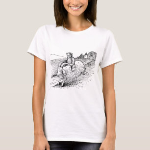 Teddy Bear Riding a Goat T-shirt