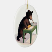 Teddy Bear Rolling Dough for Biscuits Keramisch Ornament (Rechts)