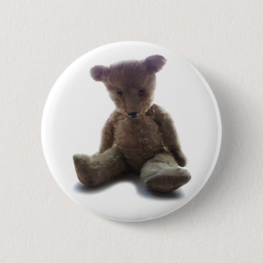 Teddy Bear Ronde Button 5,7 Cm (Voorkant)