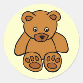 Teddy Bear Ronde Sticker