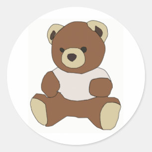 Teddy Bear Ronde Sticker