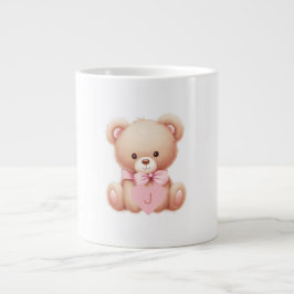Teddy Bear Roze Monogram Specialiteit Mok