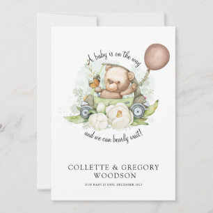 Teddy Bear Sage Brown kan de zwangerschap afwachte Aankondiging