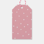 Teddy Bear Sailor Girl Birthday Party Cadeaulabel (Achterkant)