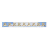 Teddy Bear Satin Ribbon Satijnen Lint (Voorkant)