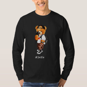 Teddy Bear Selfie, dus kool voor Mannen vrouwen Ki T-shirt