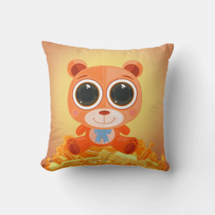 Teddy Bear - Snoep Sinaasappel Kussen