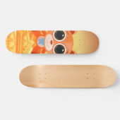 Teddy Bear - Snoep Sinaasappel Persoonlijk Skateboard (Horizontaal)