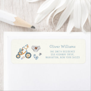 Teddy Bear Speelgoed Kraam Baby Shower Retouradres Etiket