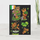 Teddy Bear St. Patrick's Day Collectie Kaart (Voorkant)
