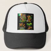 Teddy Bear St. Patrick's Day Collectie Trucker Pet (Voorkant)