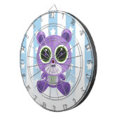 Teddy Bear - Star Eye Paars Dartbord (Voorkant Rechts)