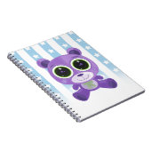 Teddy Bear - Star Eye Paars Notitieboek (Rechterzijde)