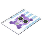 Teddy Bear - Star Eye Paars Notitieboek (Linkerzijde)