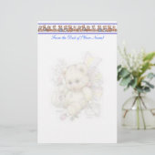 Teddy Bear Stationery Briefpapier (Staand voorkant)