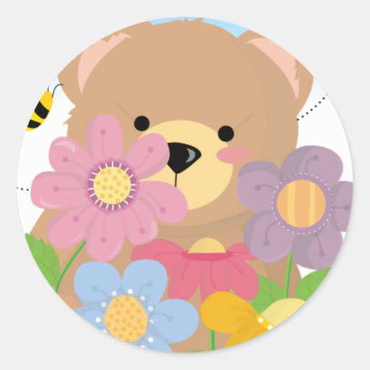 Teddy Bear Sticker (Voorkant)